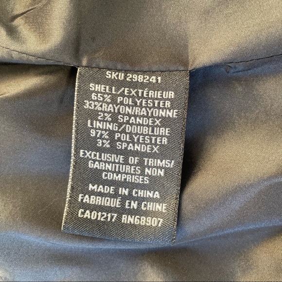 Le Château grey and blue plaid jacket - Picture 7 of 8